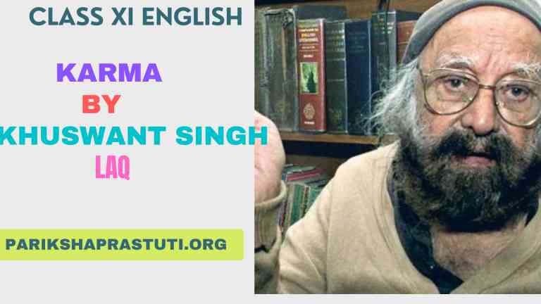 significance of the title karma by khushwant singh